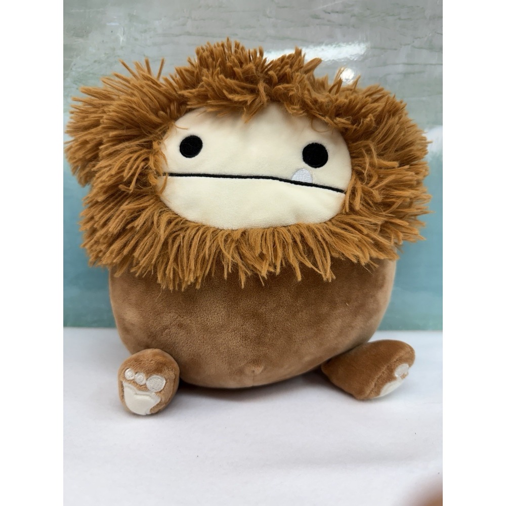 Squishmallows 8" Benny The Brown Bigfoot Plush Toy Fuzzy Kellytoy Ages 3+